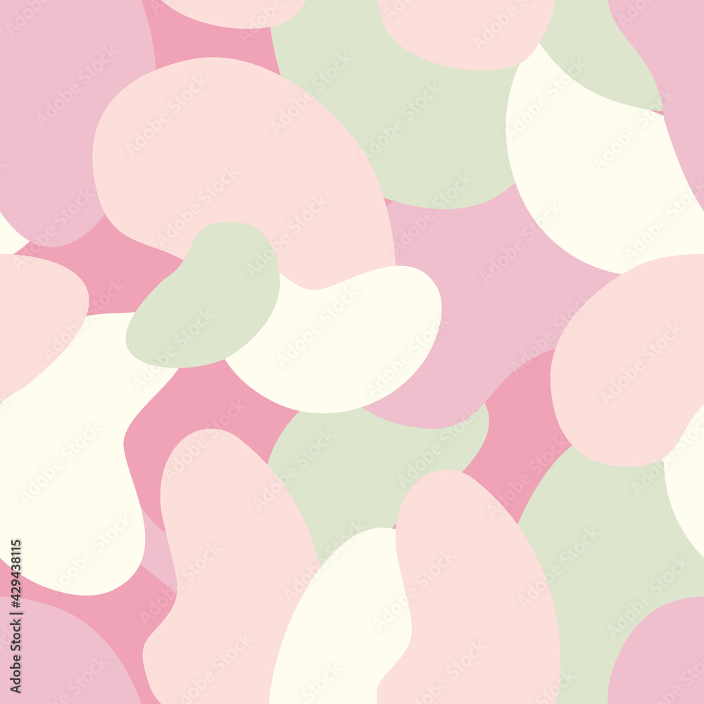 Seamless camouflage pattern of pastel colors Seamless camouflage pattern of pastel colors