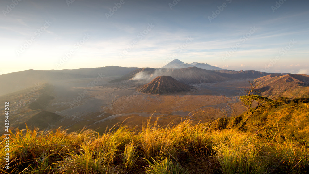Obraz premium view of Bromo volcano in East Java