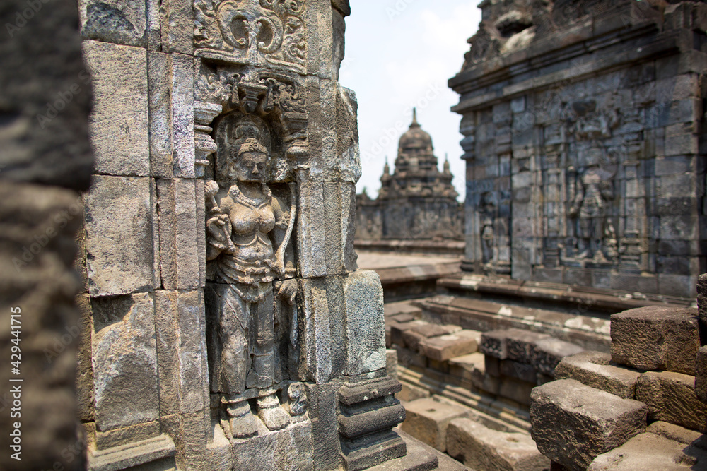 Hindu temple of Pranbanan in Java, Indonesia
