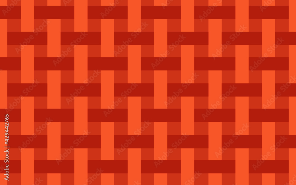 vector red orange basket weave pattern background illustration vector red orange basket weave pattern background illustration
