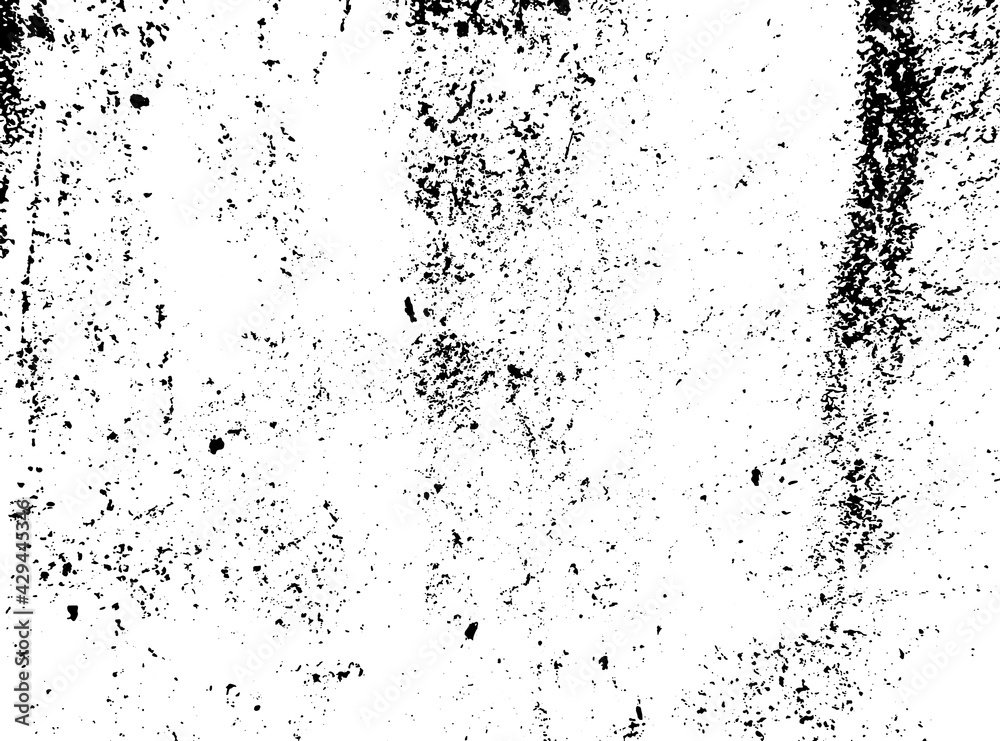 Cracked grunge urban background with rough surface. Dust overlay distress grained texture. One color graphic resource.