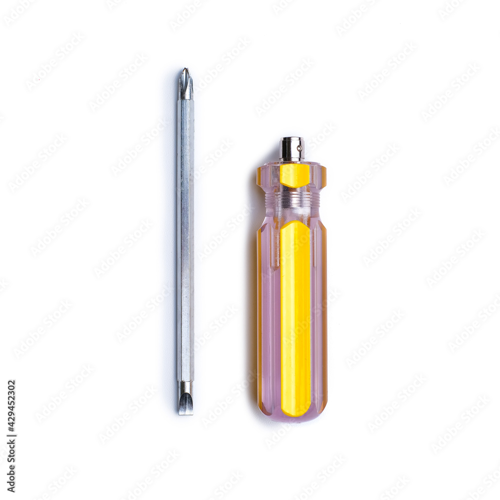 Top view of electrical screwdriver Top view of electrical screwdriver