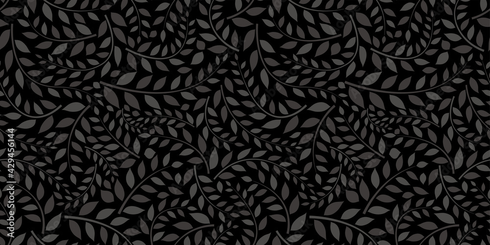 Organic motif, botanical motif background. Seamless pattern.Vector.スタイリッシュな有機的パターン Organic motif, botanical motif background. Seamless pattern.Vector.スタイリッシュな有機的パターン