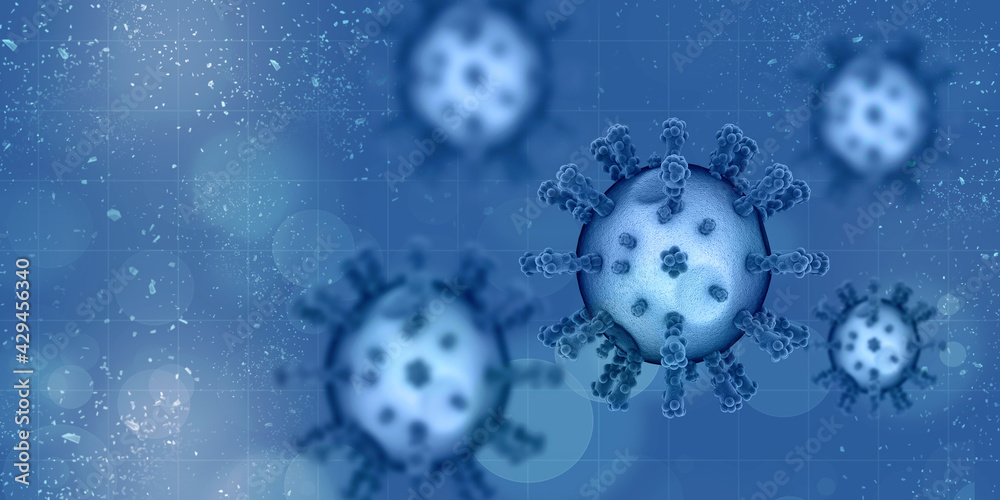 3d render Corona virus microscopic view
3d render Corona virus microscopic view