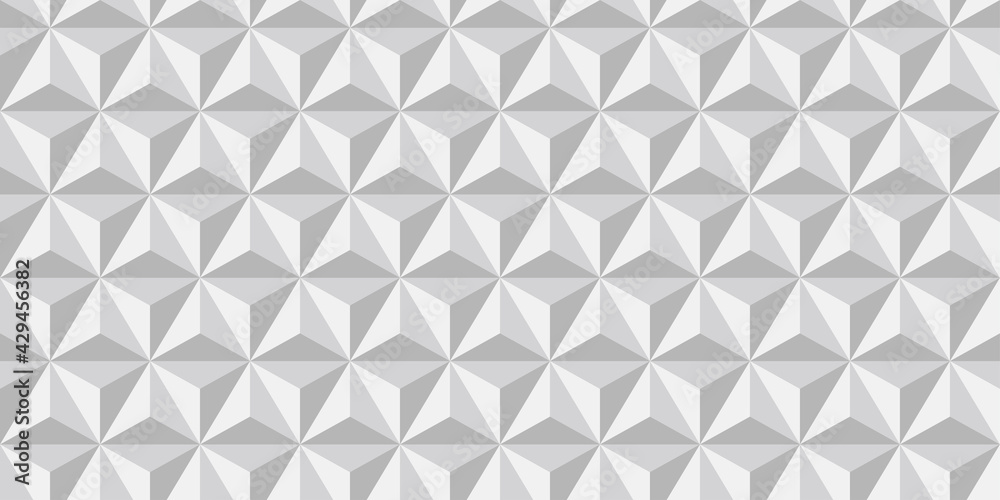 3D Triangle shapes background. Seamless pattern.Vector. 立体三角パターン 3D Triangle shapes background. Seamless pattern.Vector. 立体三角パターン