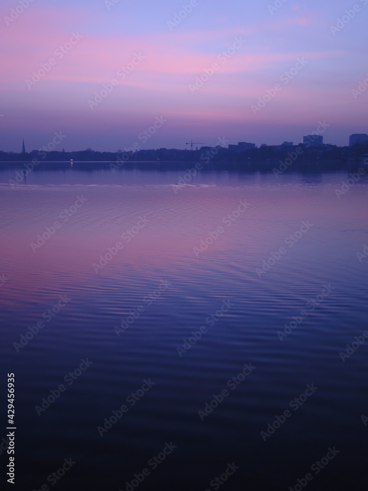 Fototapeta premium Alster Hamburg