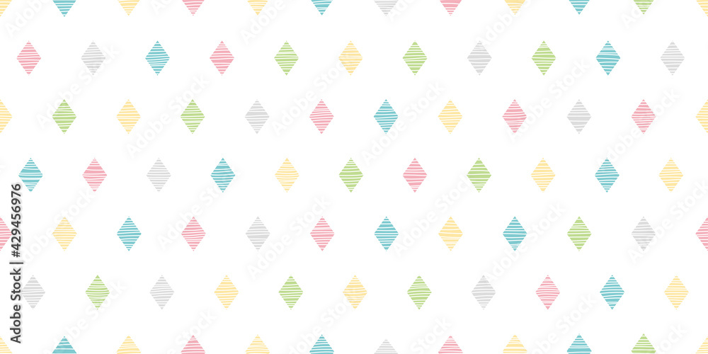 Rhombus Illustration Background Seamless Pattern Vector 菱形イラストのパターン Stock Vector Adobe Stock Rhombus Illustration Background Seamless Pattern Vector 菱形イラストのパターン Stock Vector Adobe Stock