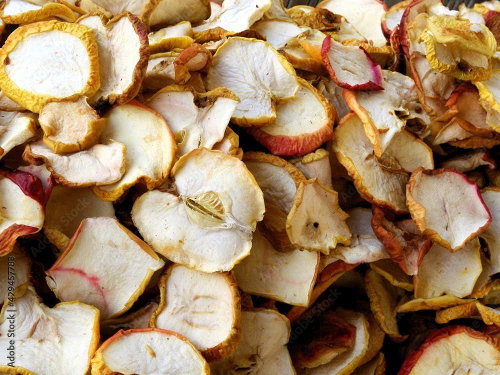 slices of apples and reid for compote slices of apples and reid for compote