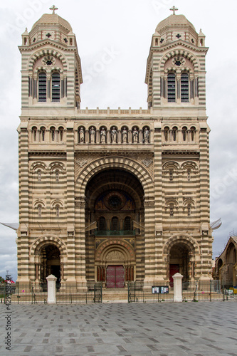 Catedral de la Mayor o Cathedral de la Major en la ciudad de Marsella o Marseille en el pais de Francia o France