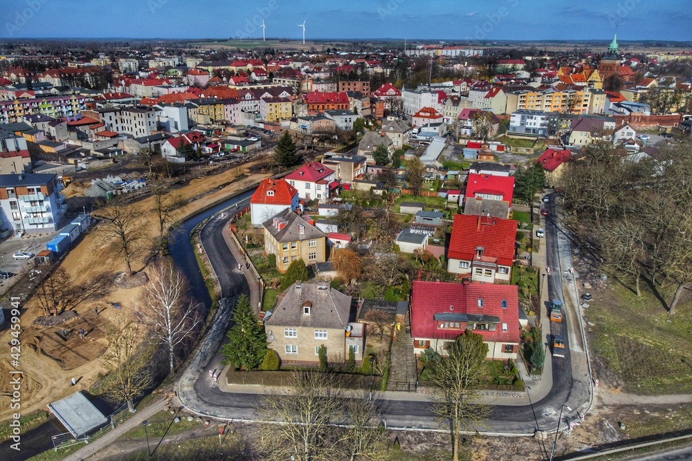 Białogard rewitalizacja Zaułka Drzewnego Stock Photo Adobe Stock