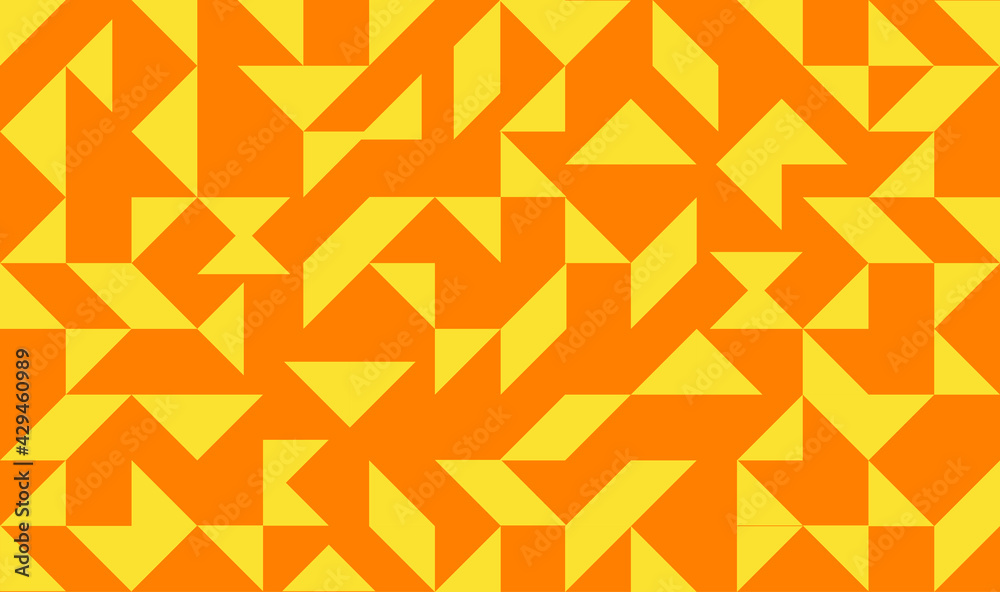 Vector geometric pattern with triangles. Modern stylish abstract background.