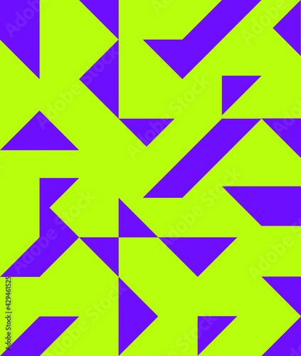 Vector geometric pattern with triangles. Modern stylish abstract background.