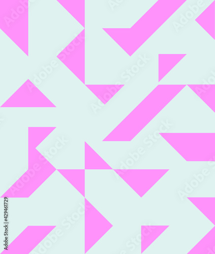 Vector geometric pattern with triangles. Modern stylish abstract background.