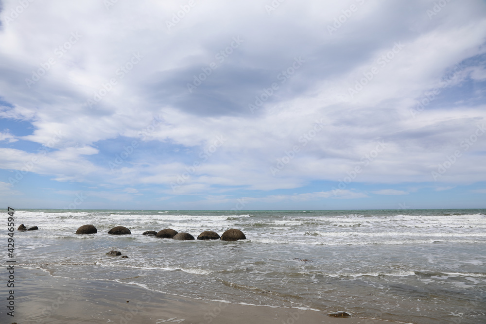 Fototapeta premium Moeraki Boulders / Moeraki Boulders /