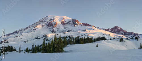 Dawn light on Mt. Rainier