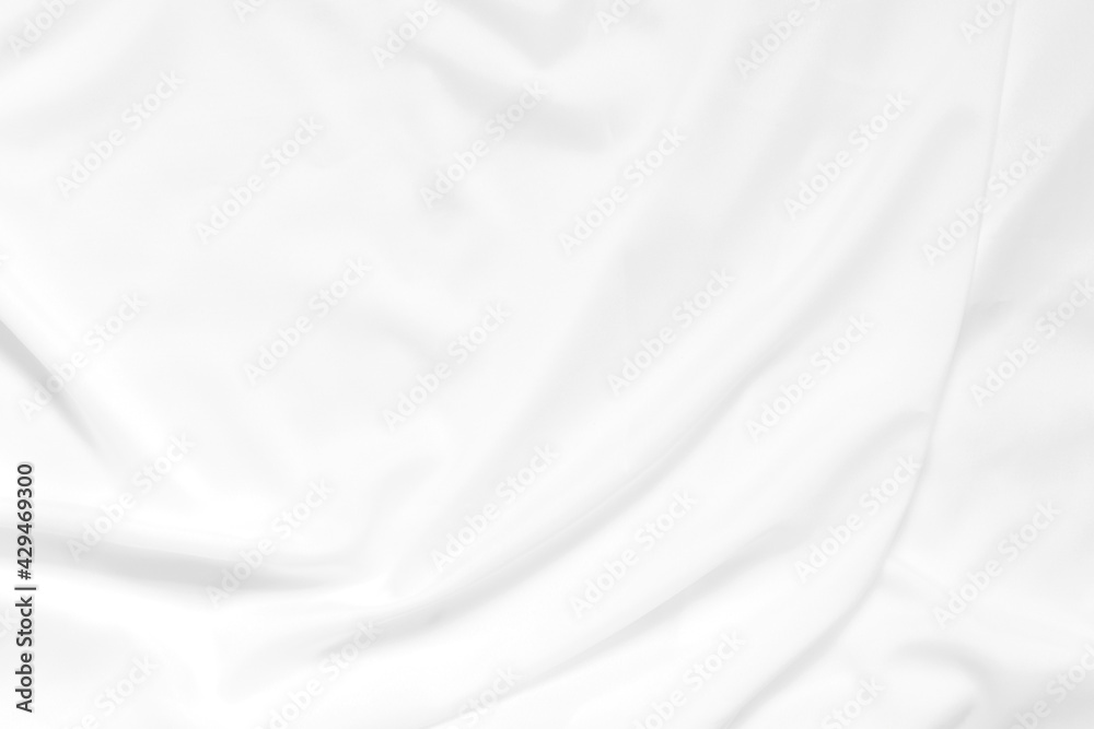 White satin fabric background