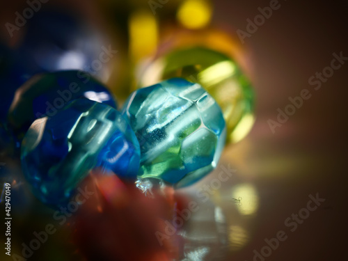 Multi colored antique or vintage sewing buttons
