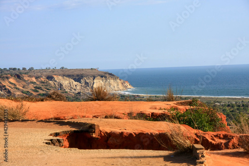 Canvastavla The beautiful and spectacular landscape of Miradoura da Lua, Viewpoint of the Moon outside the city of Luanda, Angola