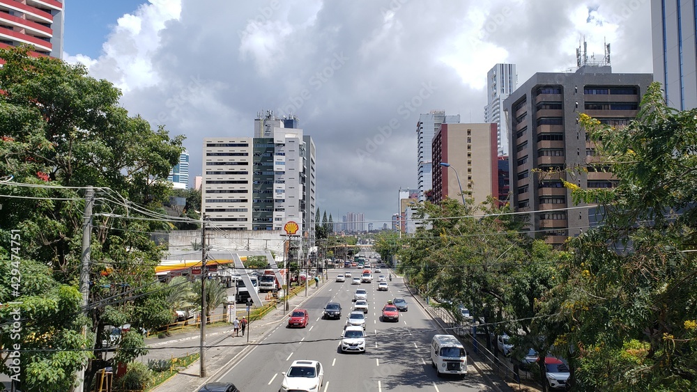 Centro Comercial e Financeiro - Avenida Tancredo Neves em Salvador-Ba/Brasil