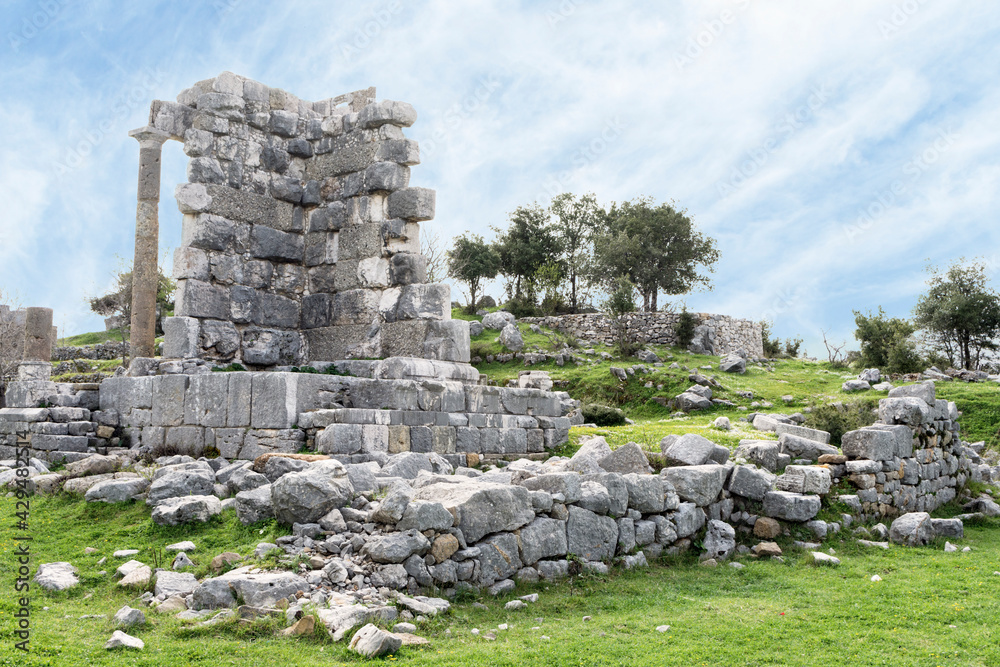 Mashnaqa temple, Roman ruins, Lebanon