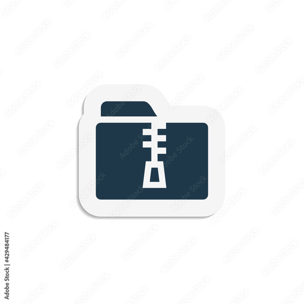 Zip Folder - Sticker Zip Folder - Sticker