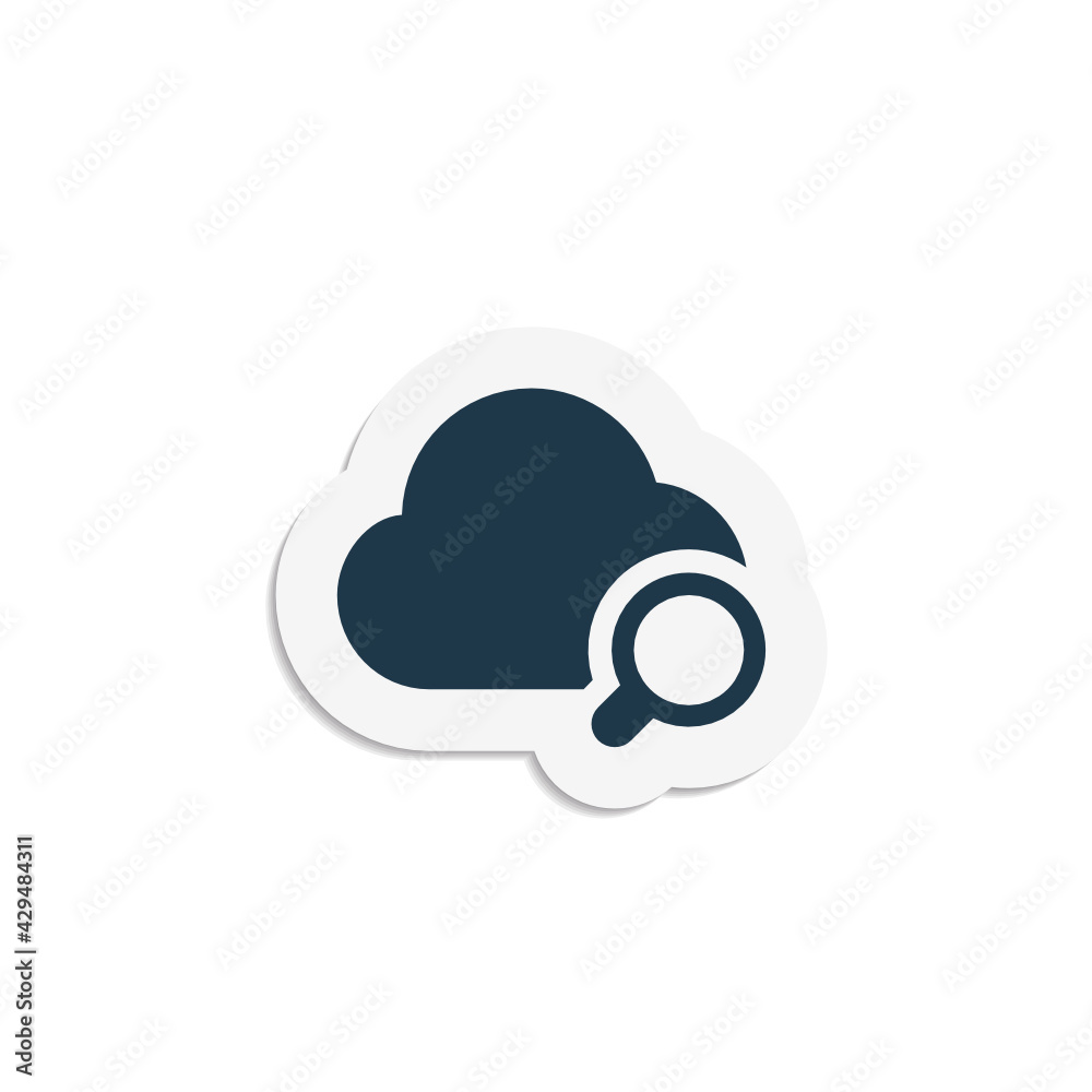Search Cloud - Sticker Search Cloud - Sticker
