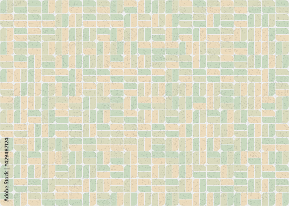 Fototapeta premium Abstract Geometric Pattern generative computational art illustration