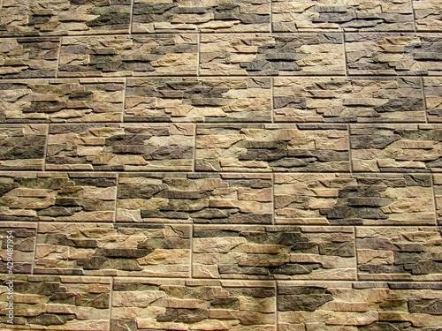 Texture stone wall