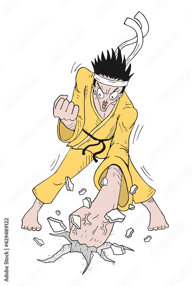 Karate fighter punch Karate fighter punch