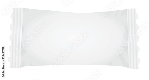 White sugar bag. vector illustration