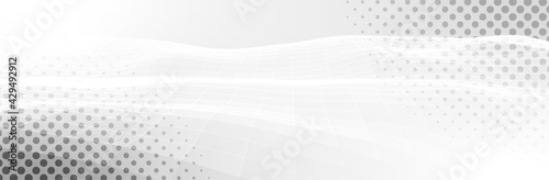 Abstract White Gray background. Blur neutral backdrop. Lecture, seminar, symposium, workshop, conference or briefing presentation template. White vector illustration