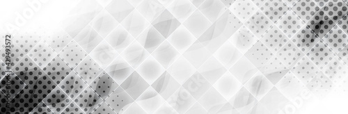 Abstract White Gray background. Blur neutral backdrop. Lecture, seminar, symposium, workshop, conference or briefing presentation template. White vector illustration