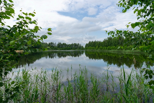 Ecologically clean landscape of Belarusian open spaces