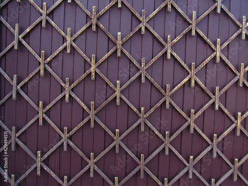 metal grid background, texture