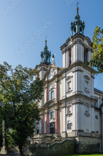 Obraz na płótnie Kościół na Skałce w salonie