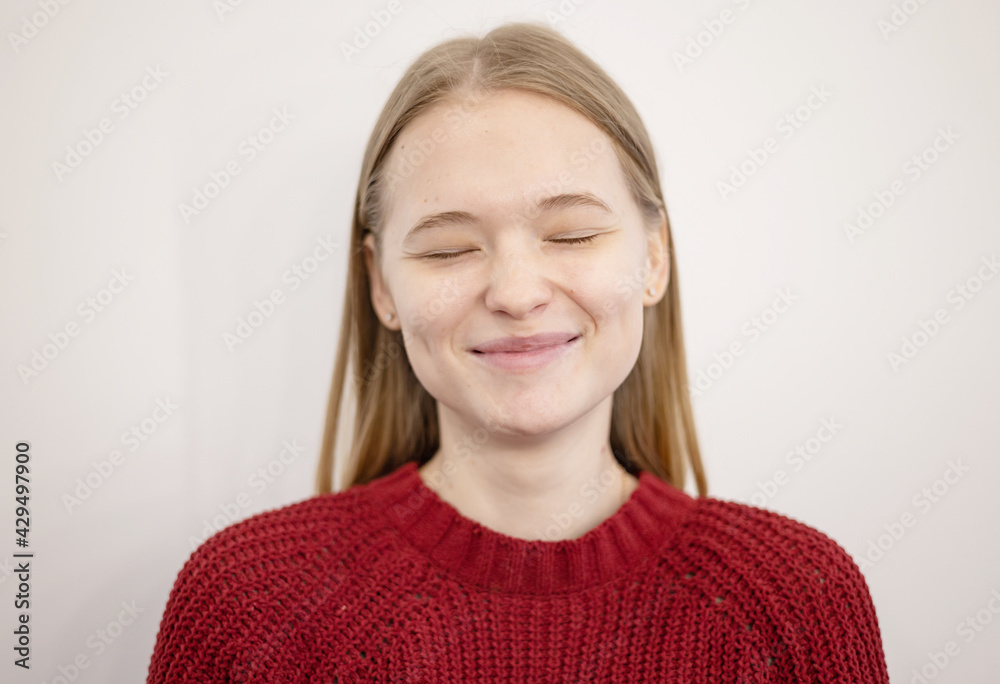 young beautiful blonde woman is sitting near the makeup artist's desk and waiting for makeup, photos before the result young beautiful blonde woman is sitting near the makeup artist's desk and waiting for makeup, photos before the result