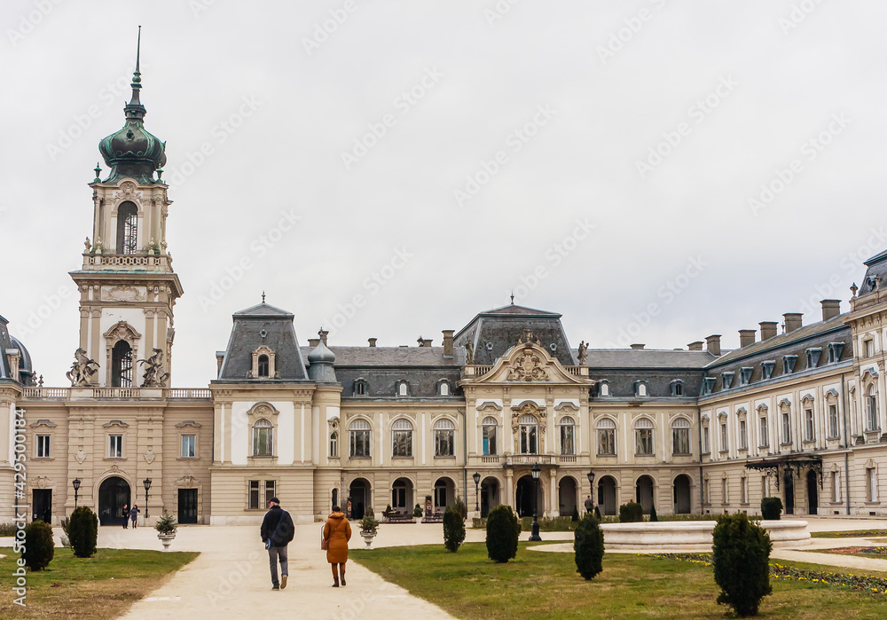 Palace of Festetics in Keszthely at Lake Balaton, Hungary