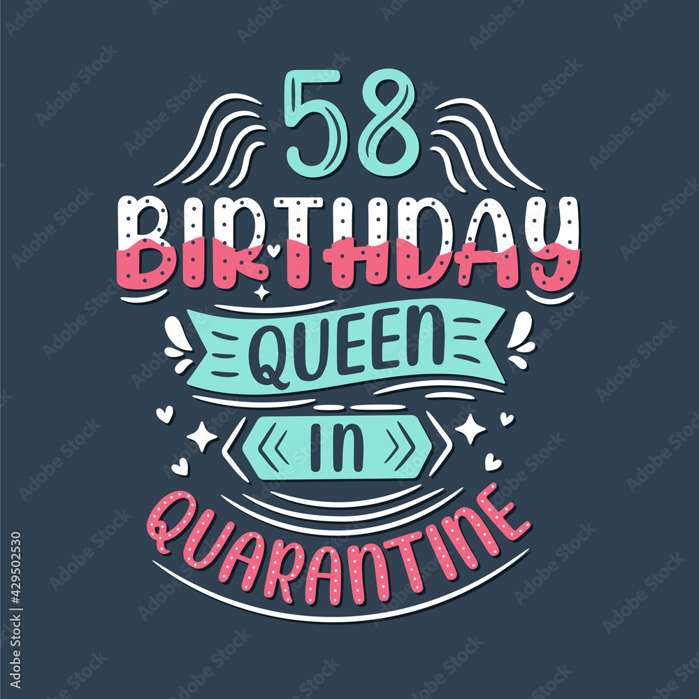 It's my 58 Quarantine birthday. 58 years birthday celebration in Quarantine.