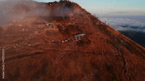 Sunrise on Mt. Batur in Bali, Indonesia