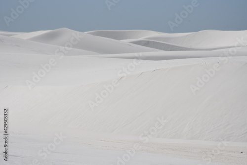 sand dunes at White Sand Dunes National Park in New Mexico © michael