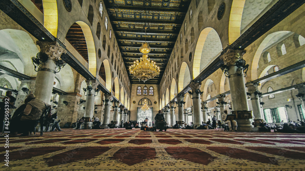 Al-Aqsa Mosque from inside