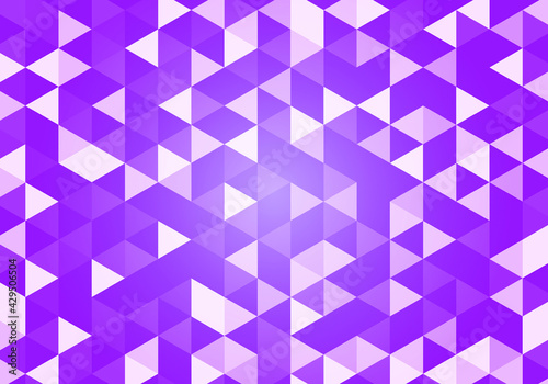 Abstract Background of purple triangles. Modern abstract illustration