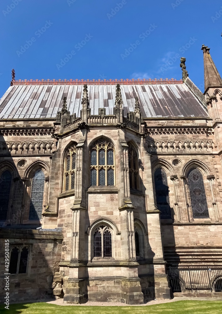 Part of the Hereford Cathedral