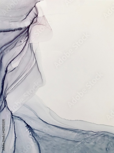 Alcohol ink art colorful background. Fluid art texture. Marble illustration. Abstract wallpaper