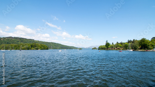 The iconic Windermere lake in the UK