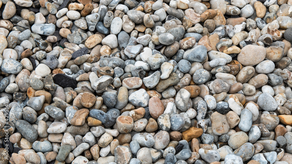 Close up of a pebble pile Close up of a pebble pile