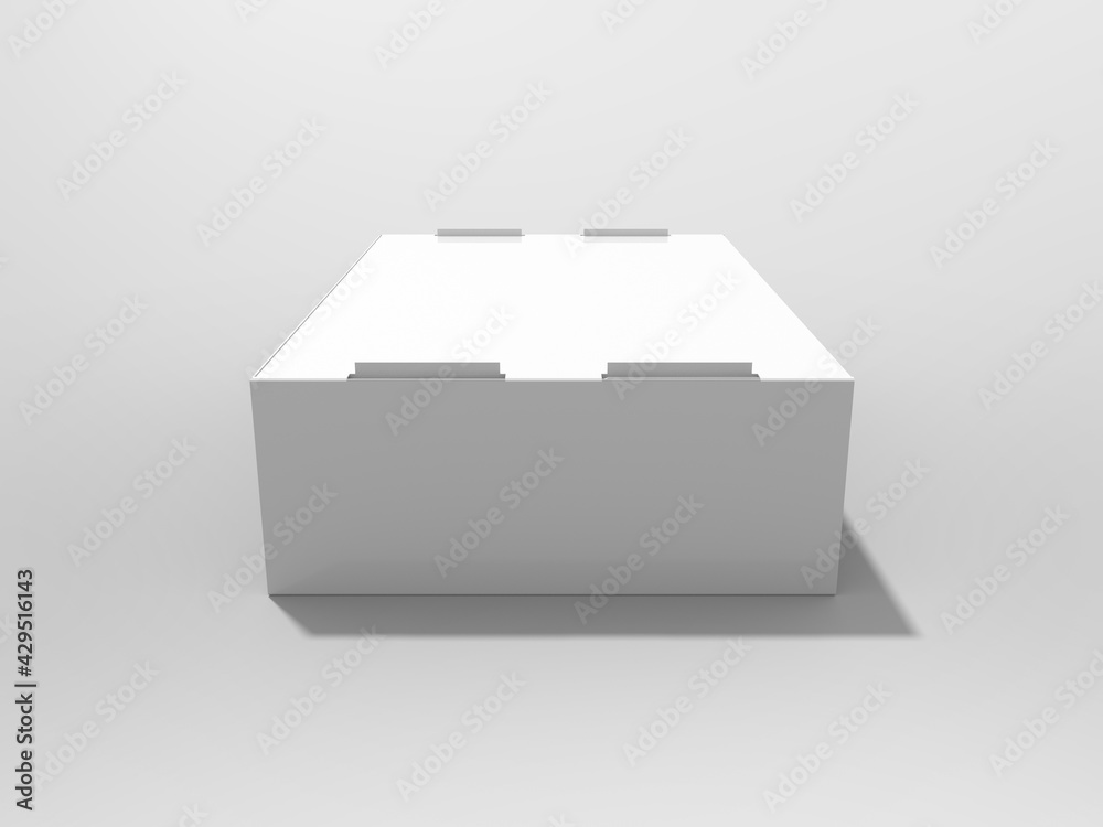 3D Rendering Product Packaging Template 3D Rendering Product Packaging Template