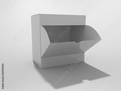 3D Rendering Product Packaging Template