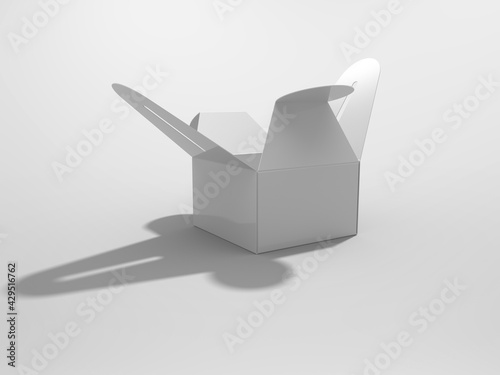 3D Rendering Product Packaging Template