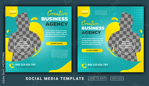 Canvas Print Flyer or social media post themed today's menu template